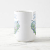 Beker voor het meisje dat van libellen houdt koffiemok (Center)