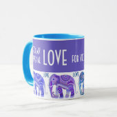 Beker voor liefde mok (Voorkant links)