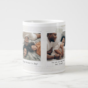 Beker voor papa-held 3 foto-collage mok cadeau