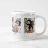 Beker voor papa-held | 3 foto-collage mok cadeau (Rechts)