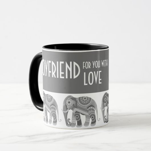 Beker voor vriend mok (Voorkant links)