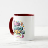 Beker voor vriendengroep mok (Voorkant links)