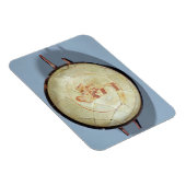 Beker zonder voet, terwijl Muse de lat speelt, Magneet (Rechterzijde)