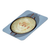 Beker zonder voet, terwijl Muse de lat speelt, Magneet (Linkerzijde)