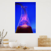 Bekerglas en buis poster (Keuken)