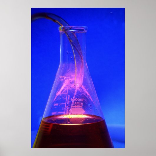 Bekerglas en buis poster (Voorkant)