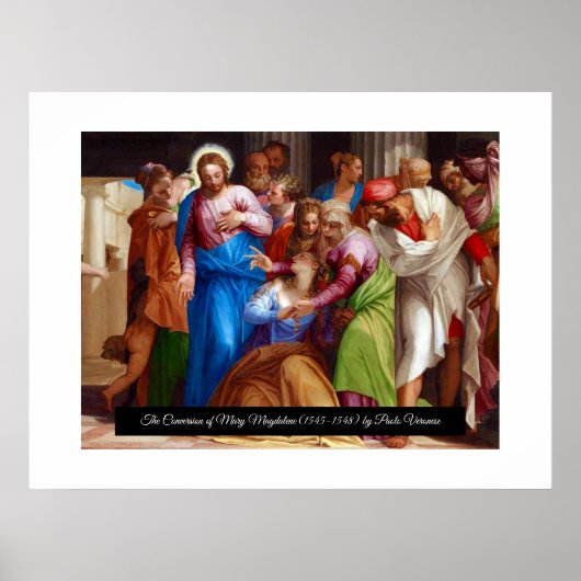 Bekering van Maria Magdalena Poster (Voorkant)