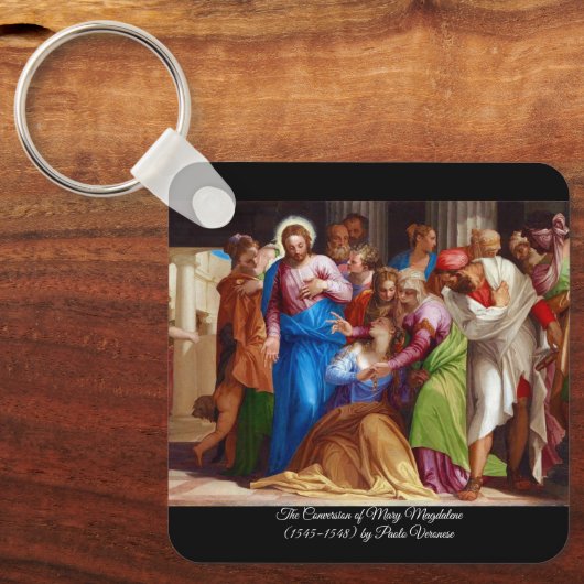 Bekering van Maria Magdalena Sleutelhanger (Voorkant)