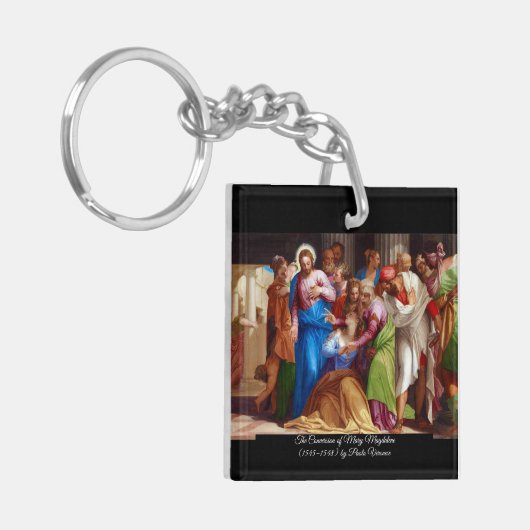 Bekering van Maria Magdalena Sleutelhanger (Voorkant Links)