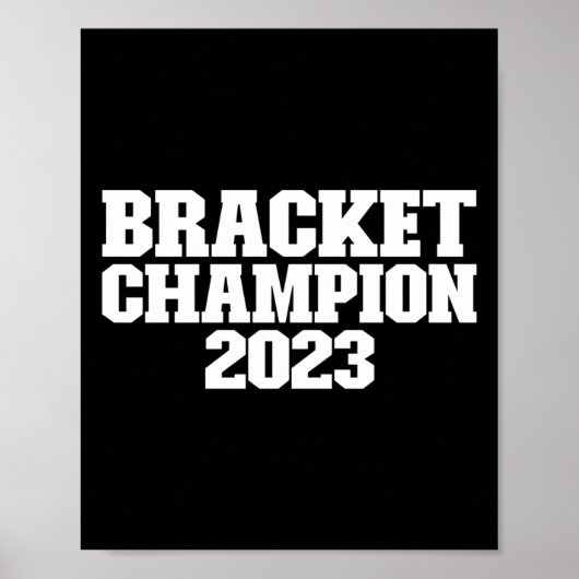 Bekerkampioen basketbaltoernooi 2023 Bracke Poster (Voorkant)