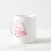bekerontwerp met liefde koffiemok (Voorkant links)