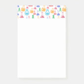 Bekers en Flasks Leuk Wetenschapspatroon Post-it® Notes (Voorkant)