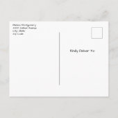 Bekers en Flasks Leuk Wetenschapspatroon Uitnodiging Briefkaart (Achterkant)