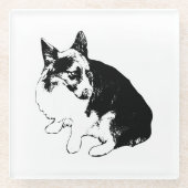 Bekerstand, Foxy Friend Glazen Onderzetter (Voorkant)