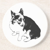 Bekerstand, Foxy Friend Zandsteen Onderzetter (Voorkant)