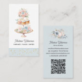 Bekertaart bakkerij | Bakker Chef Catering OR Code Visitekaartje (Voorkant / Achterkant)