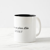 bekertje is er niet tweekleurige koffiemok (Voorkant rechts)