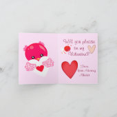 bekertje 'O Tea Valentijnsdag Card Feestdagen Kaart (Binnen)