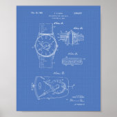 Bekijk 1966 Patent Art - Blauwdruk Poster (Voorkant)