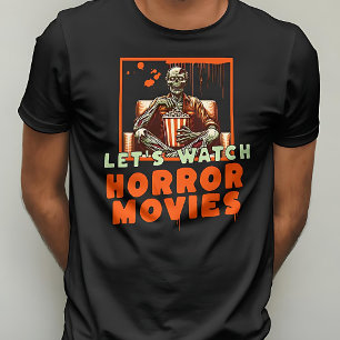 Bekijk alle horrorfilms Scary Zombie Halloween T-shirt
