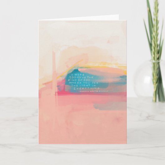 "Bekijk alles in het licht"-kaart Kaart (Voorkant)