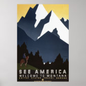 Bekijk Amerika: Montana Poster (Voorkant)