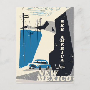Bekijk Amerika - Nieuw poster voor Vintage in Mexi Briefkaart