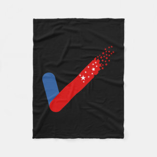 Bekijk Amerika op 4 juli Fleece Deken