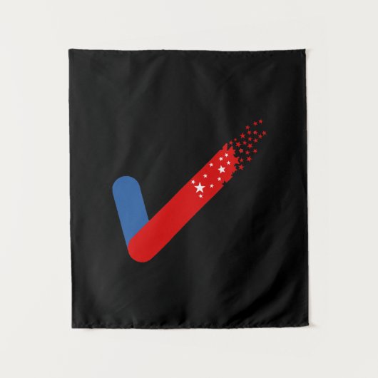 Bekijk Amerika op 4 juli Wandkleed (Voorkant)