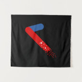 Bekijk Amerika op 4 juli Wandkleed (Voorkant (horizontaal))