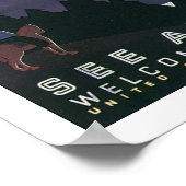 Bekijk Amerika - Welkom bij Montana Poster (Hoek)