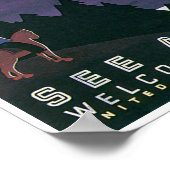 Bekijk Amerika ~ Welkom in Montana Poster (Hoek)