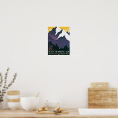 Bekijk Amerika ~ Welkom in Montana Poster (Keuken)