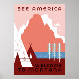 Bekijk Amerika: Welkom in Montana Poster
