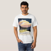 Bekijk Amerika ~ Welkom in Montana T-shirt (Voorkant volledig)