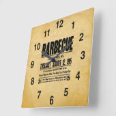  Bekijk BBQ Restaurantklok Vierkante Klok (Hoek)