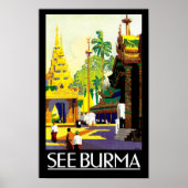 Bekijk Birma Poster (Voorkant)
