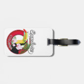 Bekijk Colombia retro logo Bagagelabel (Achterkant horizontaal)