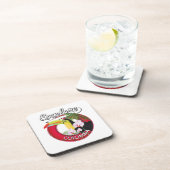 Bekijk Colombia retro logo Bier Onderzetter (Rechterzijde)