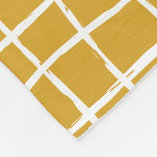 Bekijk de 16 foto moderne, minimale mosterdkreet e fleece deken (Hoek)