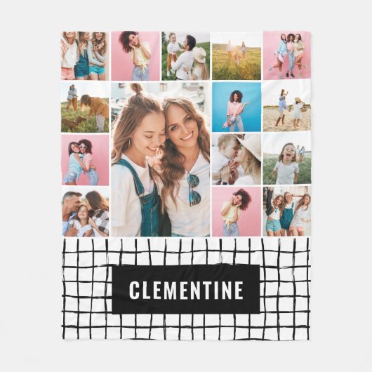 Bekijk de 16 foto's modern, eenvoudig fleece deken (Voorkant)