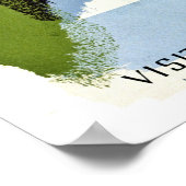 Bekijk de Amerikaanse Bezoek de  nationale parken Poster (Hoek)