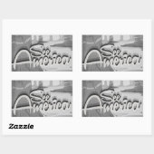 Bekijk de Amerikaanse  Cartoon Rechthoekige Sticker (Vel)