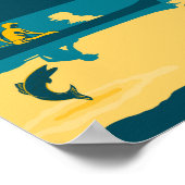 Bekijk de Amerikaanse Glacier National Park Travel Poster (Hoek)