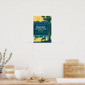 Bekijk de Amerikaanse Glacier National Park Travel Poster (Keuken)