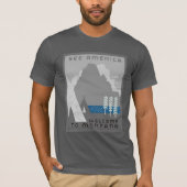 Bekijk de Amerikaanse  reisposter Montana T-shirt (Voorkant)