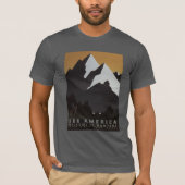 Bekijk de Amerikaanse  reisposter Montana T-shirt (Voorkant)