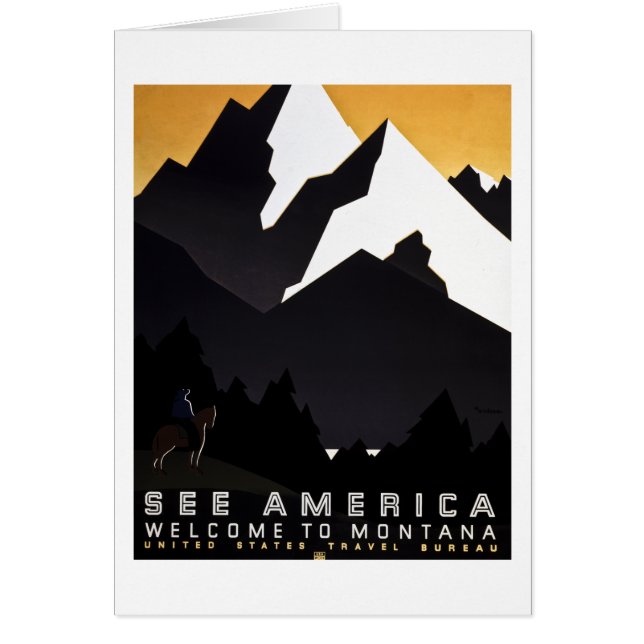 Bekijk de Amerikaanse Welkom in Montana (Voorkant)