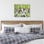 Bekijk de Birdie Canvas Afdruk (Insitu (Slaapkamer))