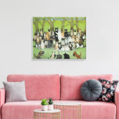 Bekijk de Birdie Canvas Afdruk (Insitu (Woonkamer))